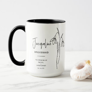Januar Bridesmaid   Schneeflop Blume Tasse