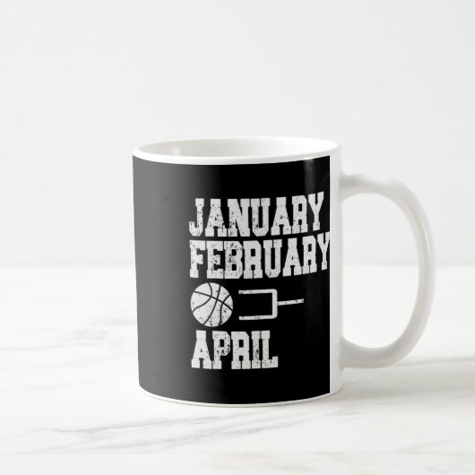 Januar Bysketbyll April - Fun Bysketbyll Kaffeetasse (Rechts)
