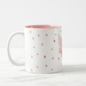 Januar Carnation Fairy Birth Month Blume Zweifarbige Tasse (Links)
