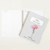 JANUAR CARNATION GEBURTSGEBURTSBLUME PERSONALISIER PLANER (Anzeige)