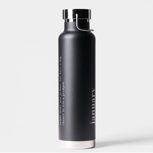 Januar Definition Geburtstag Trinkflasche (Links)