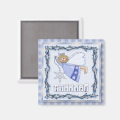 Januar-Engel / Mairy Month Magnet (Vorderseite/Rückseite)