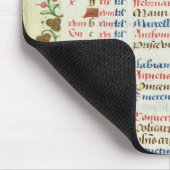 Januar; essende und trinkende Zahlen Mousepad (Ecke)