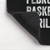 Januar Februar Basketball April Fun Basketball T Mousepad (Ecke)