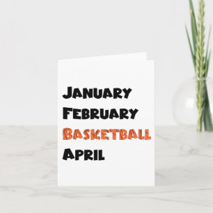 Januar Februar Basketball April Karte