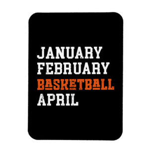 Januar Februar Basketball April Magnet