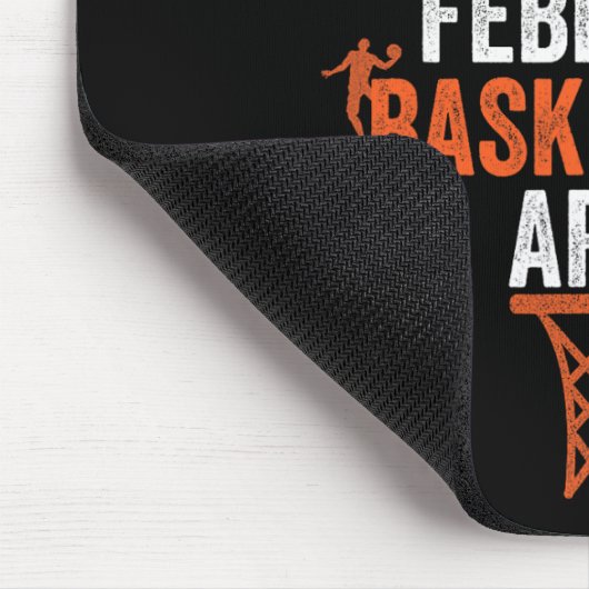 Januar Februar Basketball April Uni März Ba Mousepad (Ecke)