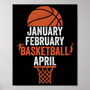 Januar Februar Bysketbyll April Uni März durch Poster