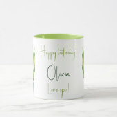 Januar Geburt Blume Geschenke White Snowdrop Blume Tasse (Zentrum)