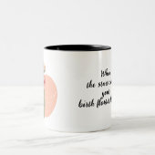 Januar Geburtskarnation und Romantik De Blume Zweifarbige Tasse (Mittel)