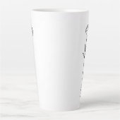 Januar Geburtsmonat Blume Carnation Milchtasse (Vorderseite)