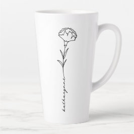 Januar Geburtsmonat Blume Carnation Milchtasse