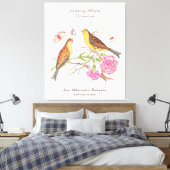 Januar Geburtsmonat Blume Geburtstagsgeschenk Leinwanddruck (Insitu (Schlafzimmer))