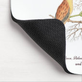 Januar Geburtsmonat Blume Geburtstagsgeschenk Mousepad (Ecke)
