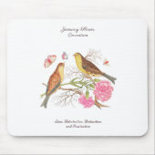 Januar Geburtsmonat Blume Geburtstagsgeschenk Mousepad (Vorne)