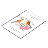 Januar Geburtsmonat Blume Geburtstagsgeschenk Notizblock (Linke Seite)