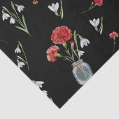 Januar Geburtsmonat Blume Narbenschnee Seidenpapier (Detail)