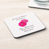 Januar Geburtsmonat Blume Wallfahrtskirche Madonna Getränkeuntersetzer (Linke Seite)