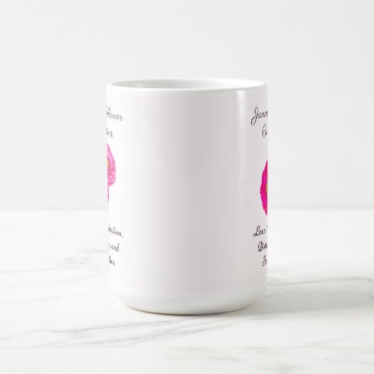 Januar Geburtsmonat Blume Wallfahrtskirche Madonna Kaffeetasse (Mittel)