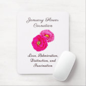 Januar Geburtsmonat Blume Wallfahrtskirche Madonna Mousepad (Mit Mouse)