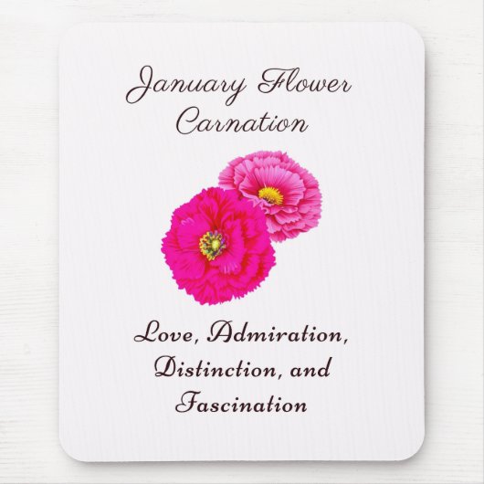 Januar Geburtsmonat Blume Wallfahrtskirche Madonna Mousepad (Vorne)