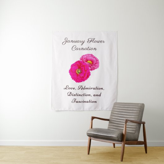 Januar Geburtsmonat Blume Wallfahrtskirche Madonna Wandteppich (Beispiel)