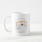 Januar-Geburtsmonat-Mädchen | Monogramm Kaffeetasse (Links)