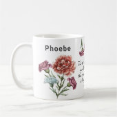 Januar Geburtsname Blume Kaffeetasse (Links)