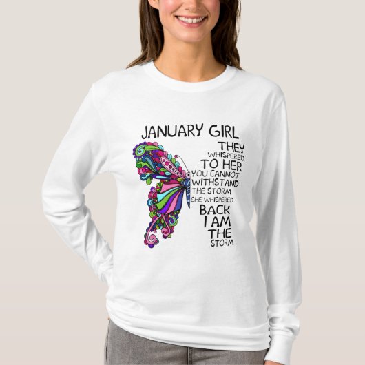 Januar Geburtstag 6 T - Shirt (Vorderseite)