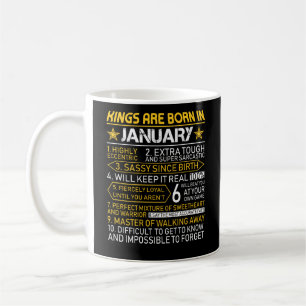 Januar Geburtstag Kaffeetasse