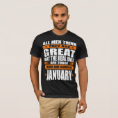 Januar-Geburtstag T-Shirt (Vorne ganz)