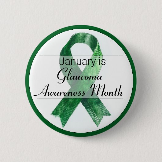 Januar Glaucoma Awareness Month Button (Vorderseite)