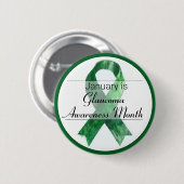 Januar Glaucoma Awareness Month Button (Vorne & Hinten)