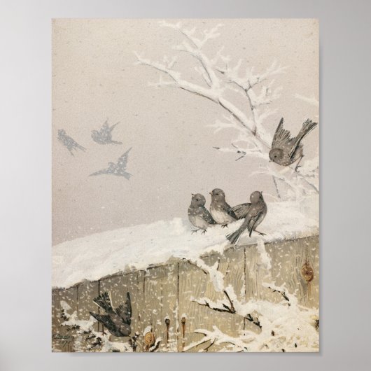 Januar II | Fidelia Bridges Poster (Vorne)