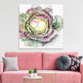 Januar King Cabbage Leinwanddruck (Insitu (Wohnzimmer))