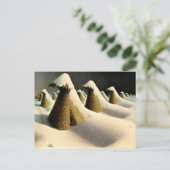 Januar, Kunst von Grant Wood Postkarte (Stehend Vorderseite)