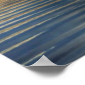 Januar Low Tide Sunset Poster (Ecke)