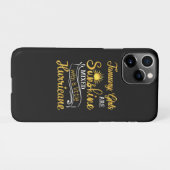 Januar Mädchen sind Sunshine Mixed Little Hurrican iPhone Hülle (Rückseite (Horizontal))