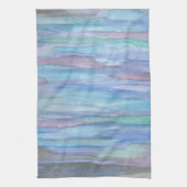 Januar Morgen Blue Abstrakt Kitchtuch Geschirrtuch (Vertikal)