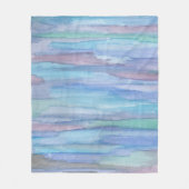 Januar Morning Blue Abstrakt Fleecedecke (Vorderseite)