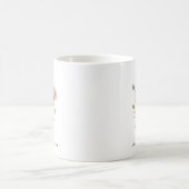 Januar Nelken Blumen Kaffeetasse (Mittel)