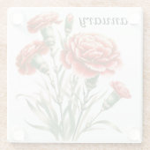 Januar Nelkenglas Untersetzer & Trivet (Rückseite)