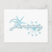 Januar Postkarte (Vorderseite)