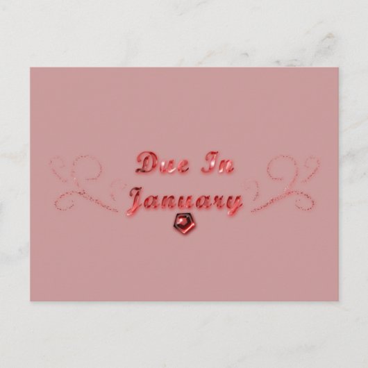 Januar Postkarte (Vorderseite)