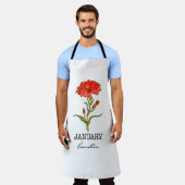 Januar Schürze (Getragen)