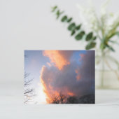 Januar Skywatch Postkarte (Stehend Vorderseite)