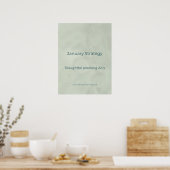 JANUAR-STRATEGIE POSTER (Küche)