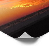 Januar Sunset on Siesta Key Poster (Ecke)