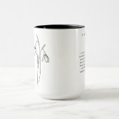 Januar-Trauzeugin | Schneeflop Blume Tasse (Zentrum)