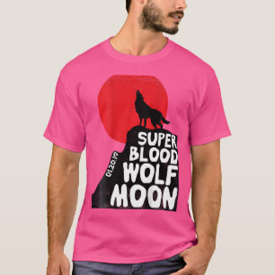 Januar Wolf Moon Lunar Eclipses T Shirt Astronomie